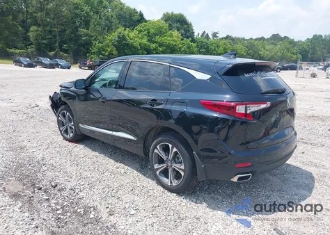 2025 Acura Rdx Technology Package из США, поврежденный, VIN 5J8TC2H53SL007303